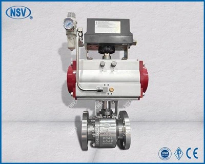 Pneumatisk F904L kuleventil